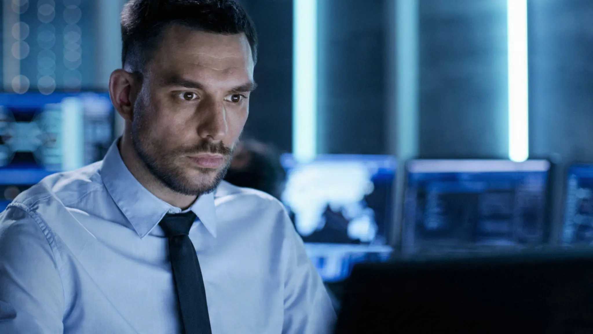 Security monitoring and cyber threat detection dashboard by Encode Tech Solutions